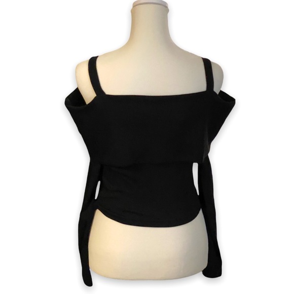 Cold Shoulder Long Sleeve Top - Picture 8 of 10